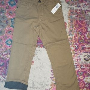 NWT Old Navy 5T Fleece lined Chinos